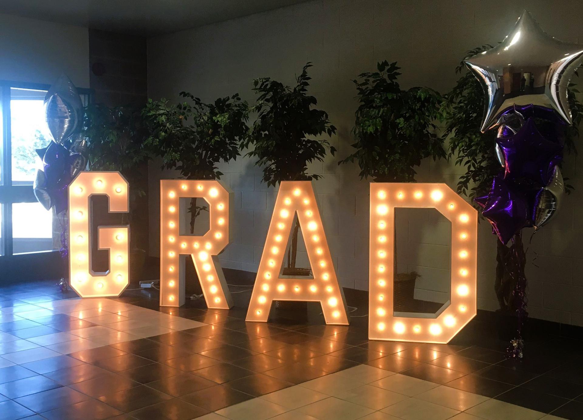 Graduation Barrie Affordable Marquee Letters Rental