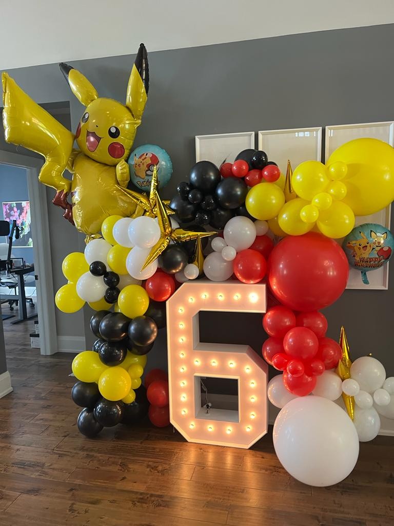 kawartha lakes balloon decor and marquee number
